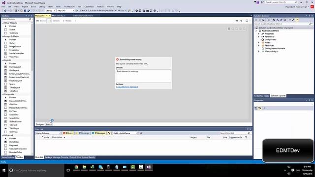 Xamarin Android Tutorial - Scroll View смотреть онлайн