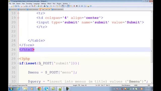 48Complete CMS Website in PHP MySQL Urdu Hindi Tutorials Part 13 of 16 смотреть онлайн