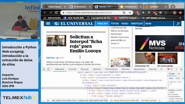 Web scraping: Introducción a la extracción de datos de sitios смотреть онлайн