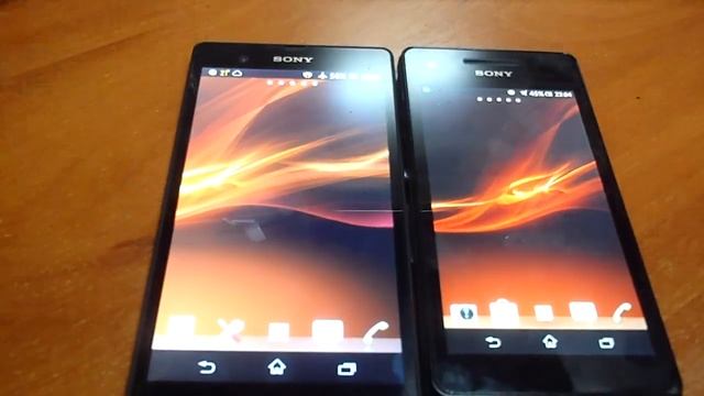Sony Xperia Z vs Sony Xperia V сравнение дисплея после обновления смотреть онлайн