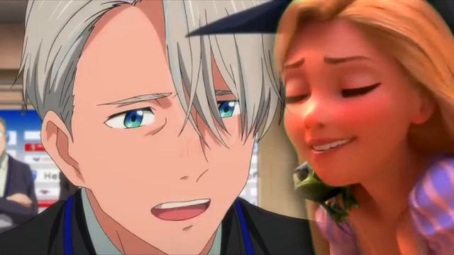 Crossover|Rapunzel,YURI ON ICE|Виктори Никифоров, Рапунцель. Мартини смотреть онлайн