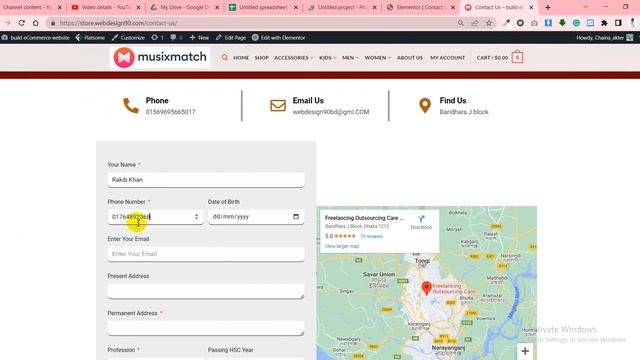 How to Send Elementor Form Data to Google Sheet || Send Contact Form Data to Google Sheet смотреть онлайн
