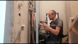 #РЕМОНТ#КВАРТИР#УСТАНОВКА # ВЛАГОСТОЙКОГО#ГИПСОКАРТОНА#В#ВАННОЙ#ПОД#ПЛИТКУ# ЧАСТЬ-1