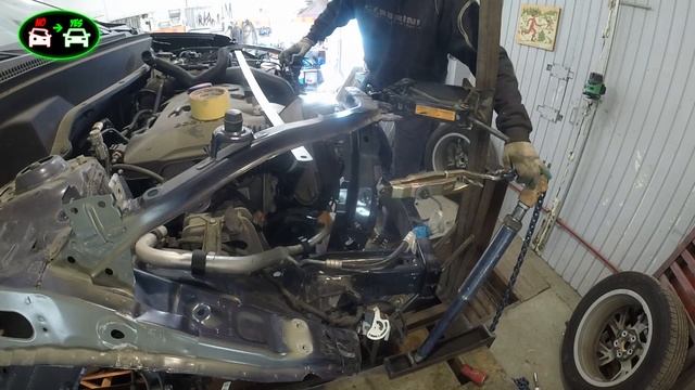 Chevrolet Equinox III USA. Переделка после мастеров . Вытяжка день первый????♀️?♀️?♀️