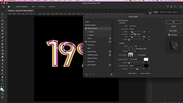 Chrome effect on photoshop CC 2021 [Speed Art] смотреть онлайн