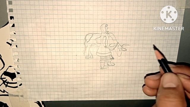 Как легко и быстро нарисовать корову девушки просто рисунки для детей How to Draw Cow drawings for смотреть онлайн