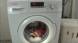blouses / shirts 40 °C, 800 rpm centrifuge BOSCH WAB28220 washing machine, test example movie #329
