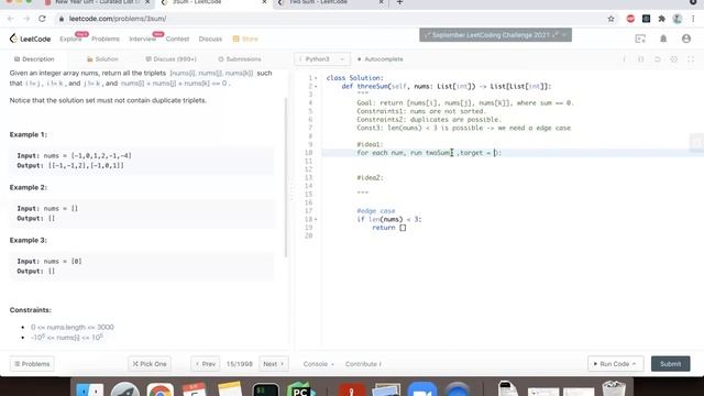 [Essential LeetCode] 2 Sum & 3 Sum + follow-up. | Python смотреть онлайн