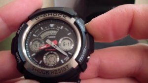 Casio G shock AW-590 -1 AER  Хороший бюджетный "ШОК" на лето