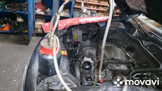 ГУР- промывка керосином.