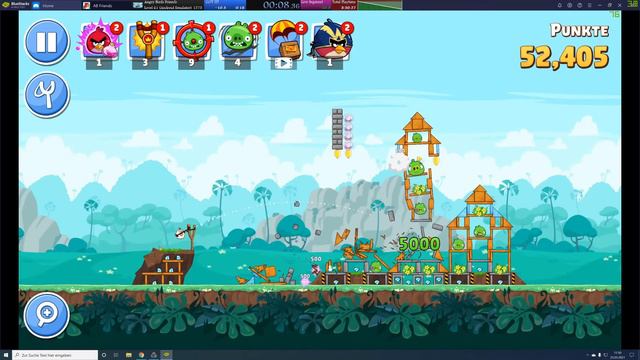 Angry Birds Friends Speedrun (Level 61) in 00:00:18 смотреть онлайн