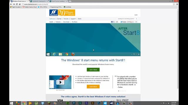 How to Get the Windows 7 Start Menu on Windows 8 - Easy Way! смотреть онлайн