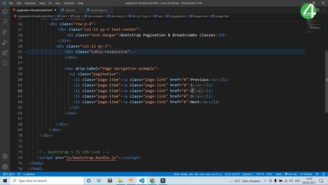 Bootstrap Tutorial In Hindi | Bootstrap 5 Pagination & Breadcrumb | Bootstrap 5 Tutorial In Hindi смотреть онлайн