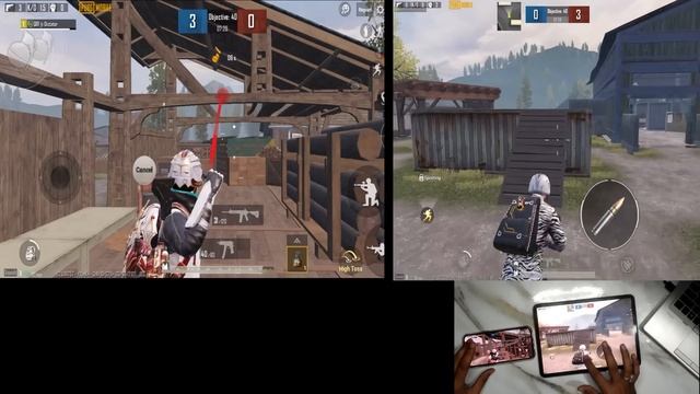 Pubg Test on Ipad Pro 2020 vs Iphone 12 Pro Max - Pubg Mobile Comparison смотреть онлайн