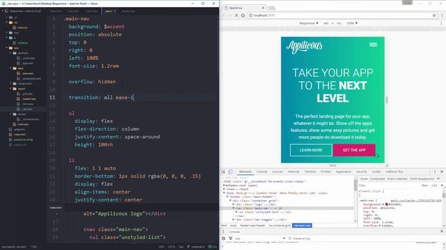 How to Create a Website - Complete workflow | Part 06.2: Making the nav work with jQuery смотреть онлайн