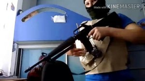 Сделал бронижилет из картона