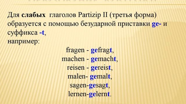 Спряжение глаголов в прошедшем времени смотреть онлайн