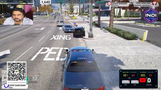 HAVALDAR CHINGARI ON DUTY ROAD TO 2000FAMILY IN NOPIXEL RP 4.0 | Membership @29 #nopixelindia смотреть онлайн