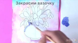 ИЗО 4 класс.Видеоролик на тему  "Тематический натюрморт "Весенние цветы"