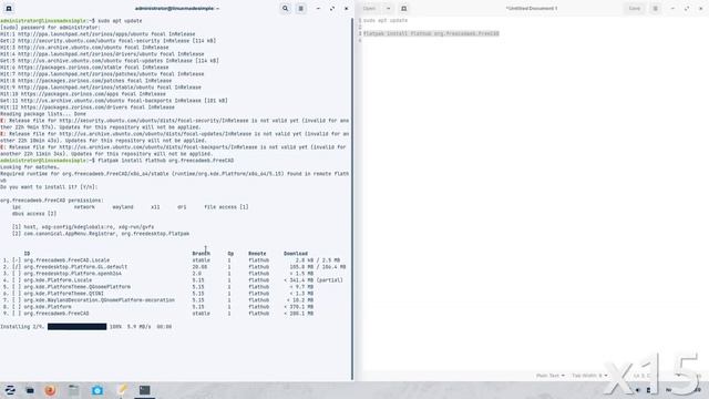 How to install FreeCAD on Zorin OS 16 смотреть онлайн