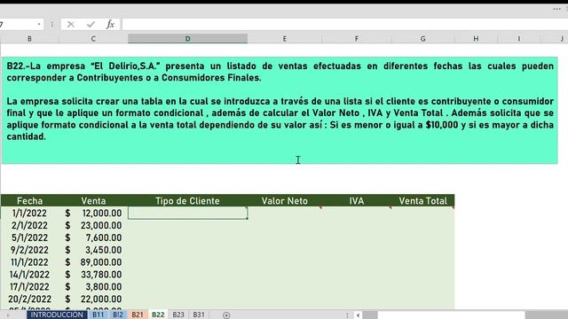 Ejercicio Excel Bloque 2 смотреть онлайн