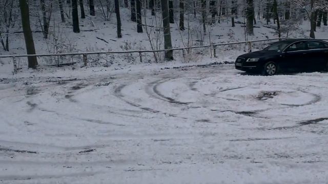 Audi A6 2.7 TDI quattro im Schnee смотреть онлайн