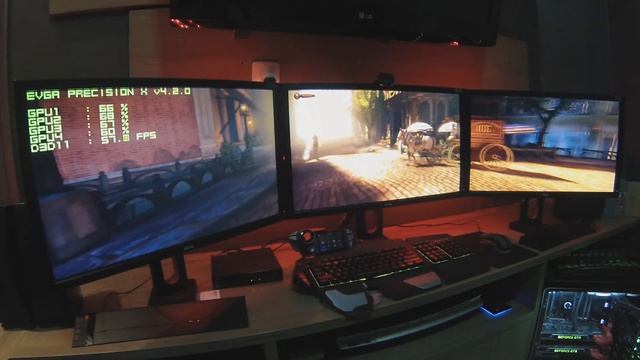 Bioshock Infinite - Nvidia Surround 5760x1080 And 1920x1080 Ultra Settings смотреть онлайн