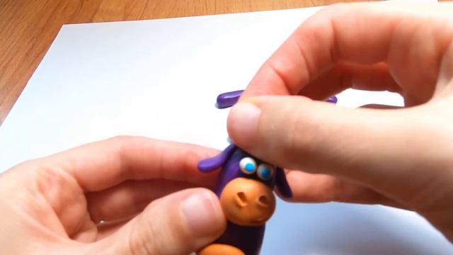 Лепка из легкого пластилина Hey Clay залипаки животные/Видео лепка корова смотреть онлайн