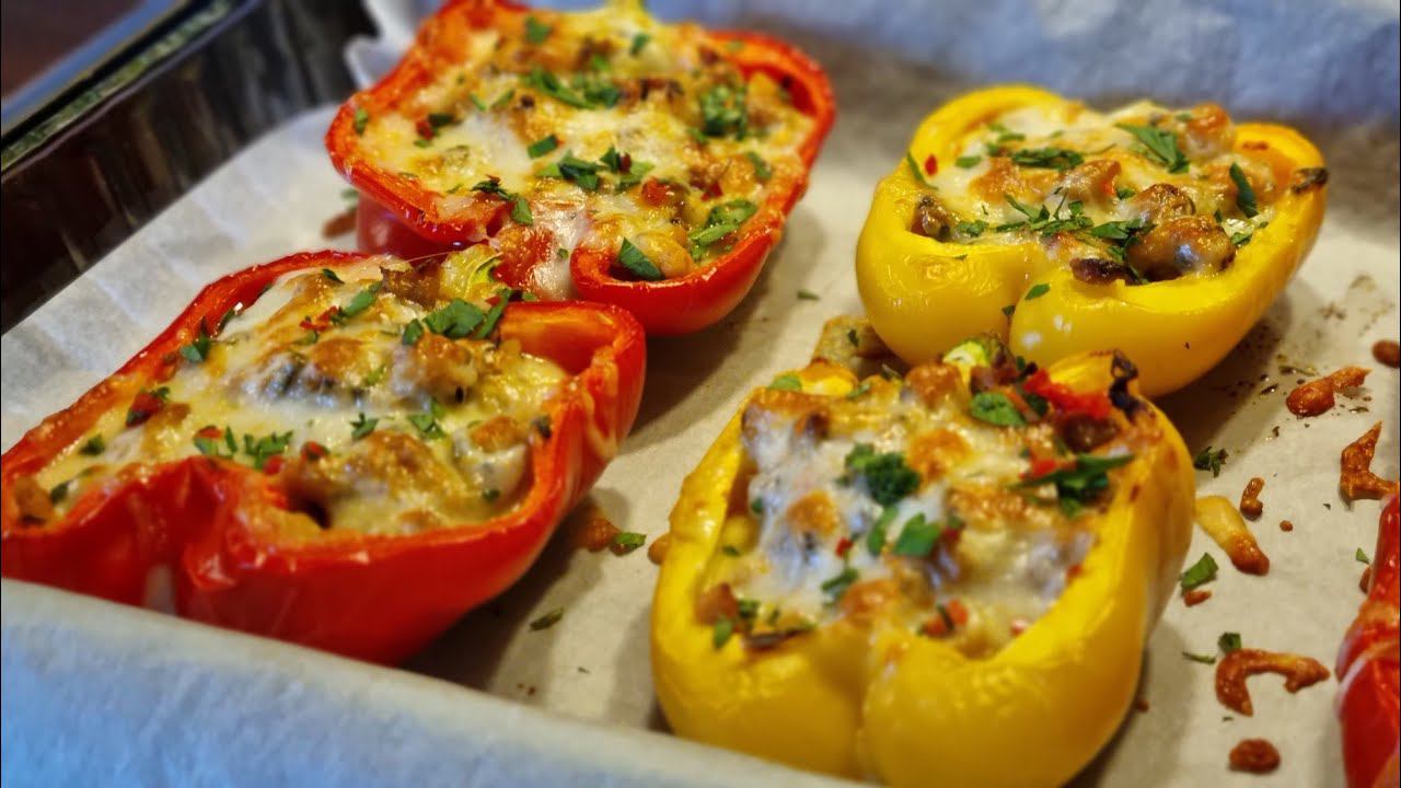 От такого Фаршированного перца никто не откажется. Stuffed sweet pepper смотреть онлайн