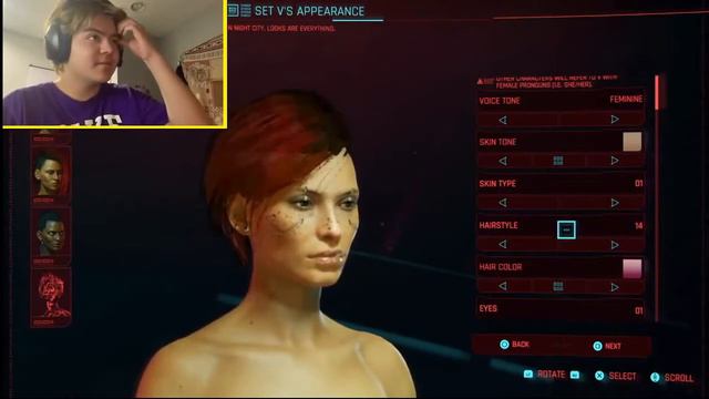 Character Creation Reaction! | Making An E-Girl | [ CYBERPUNK 2077 ] смотреть онлайн