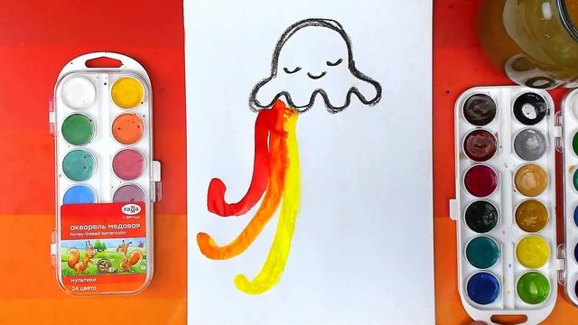 Рисуем ОБЛАЧКО и Радугу смотреть онлайн