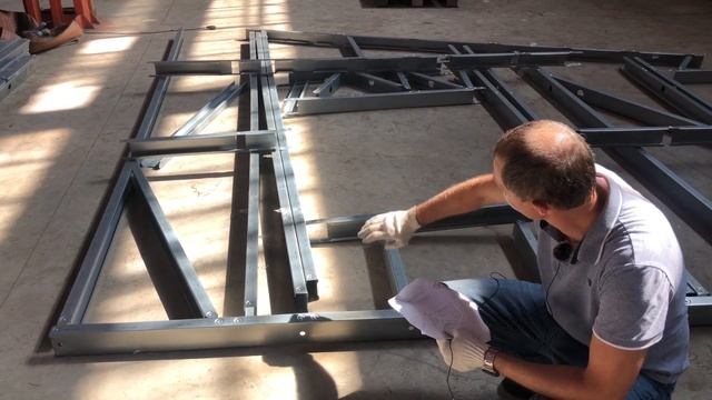 Сборка каркаса ЛСТК своими силами