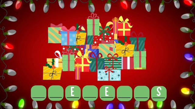 Guess the Christmas Word and Picture Game: A Fun Activity for Kids | 4K смотреть онлайн