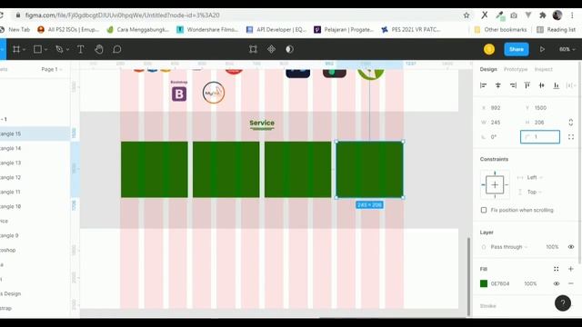 (Speed design) Membuat UI Portfolio dengan figma смотреть онлайн