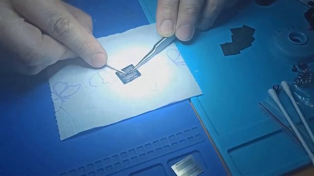 Repair RTX2080. Reballing GDDR6 On NVIDIA RTX 2080 SUPER - Timelaps !!!