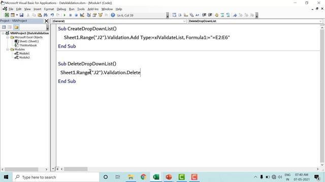Drop Down List in VBA | Excel VBA Tutorial in Hindi смотреть онлайн