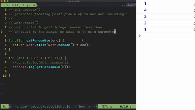 Generate Random Numbers In JavaScript смотреть онлайн