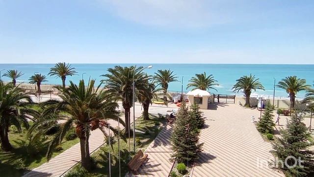 Абхазия, Гагры. Территория и номер отеля Amza Park Hotel 5***** смотреть онлайн