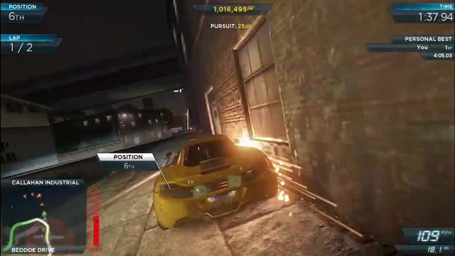 NFS MOST wanted(2012) Mclaren F1 PC Gameplay HD смотреть онлайн