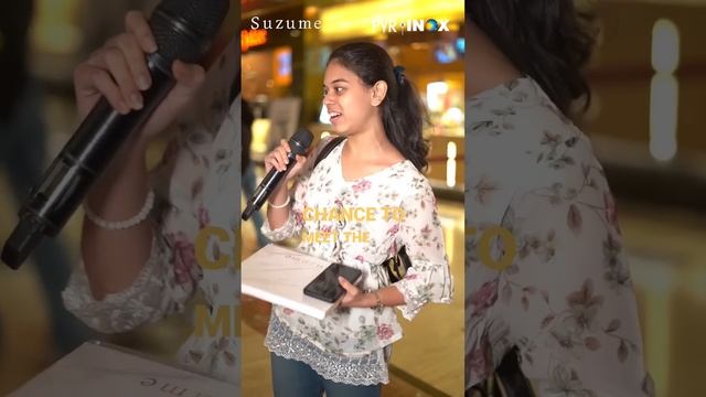 Fans buzzing with excitement at the Suzume screening & Makoto Shinkai fan interaction at PVR! смотреть онлайн