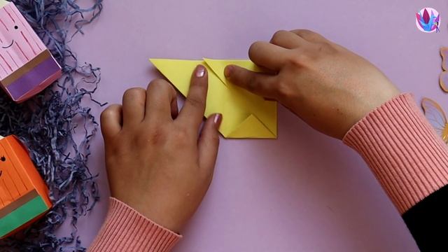 ORIGAMI PAPER PENCIL STAND |  DIY PEN HOLDER |  ORIGAMI PENCIL BOX смотреть онлайн