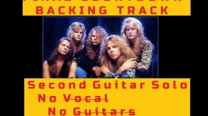 The Final Countdown  BACKING TRACK (second guitar solo, no vocal, no guitars)