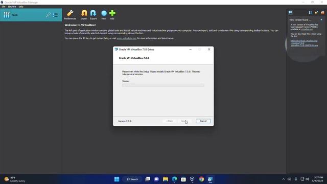 How to update VirtualBox Manager to latest version in Windows 11 смотреть онлайн