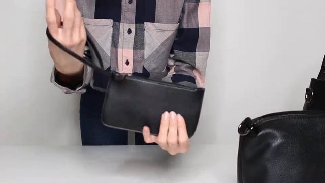 Сумка-шоппер с кошельком и косметичкой арт. 9454-2 смотреть онлайн