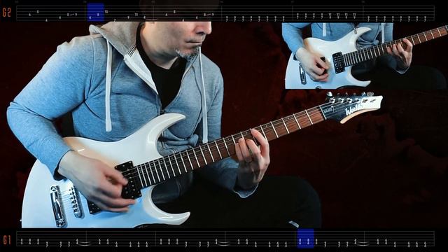 MACHINE HEAD - MESSAGE IN A BOTTLE - all guitars cover and live Tabs and solos смотреть онлайн