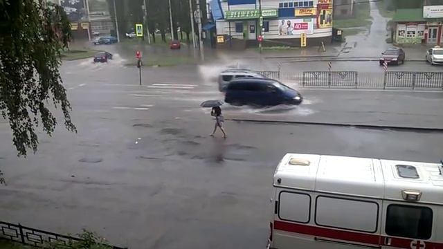 Липецк потоп ливень на соколе 24.06.2015 3 смотреть онлайн