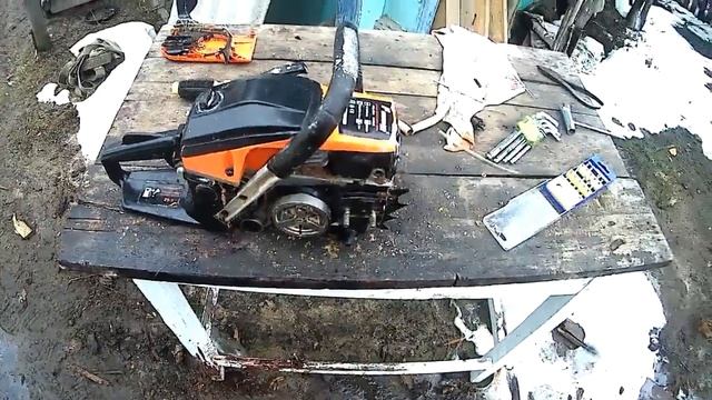 Ремонт подсоса бензопилы Forward