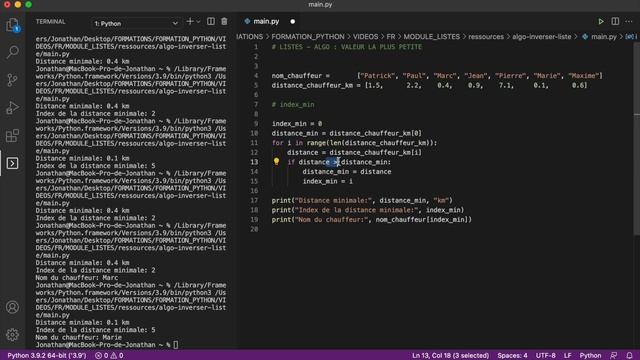 APPRENDRE PYTHON : LES COLLECTIONS (LISTES ET TUPLES) [TUTO PROGRAMMATION DÉBUTANT] смотреть онлайн