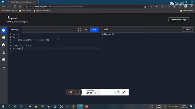 How to use Python without Installation | Python On Web | Python Online | Programiz смотреть онлайн