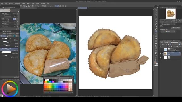 How to Create Delicious Indonesian Cuisine with Clip Studio Paint смотреть онлайн